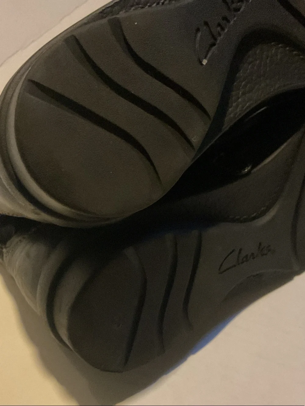 Clarks Men's Black Leather Chukka Boots